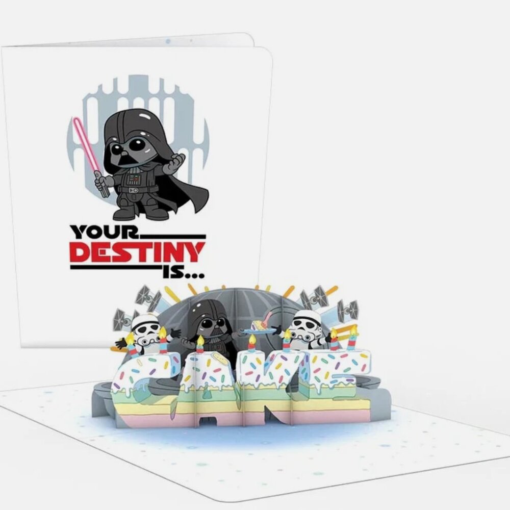 New Playpop Card Star Wars Darth Vader Birthday Destiny Lovepop